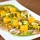raw: italian yellowtail crudo with basil-orange vinaigrette